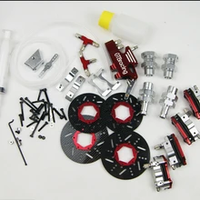 4 колеса Гидравлический Тормозной Набор для Rovan HPI запчасти для двигателя 5B SS 5T