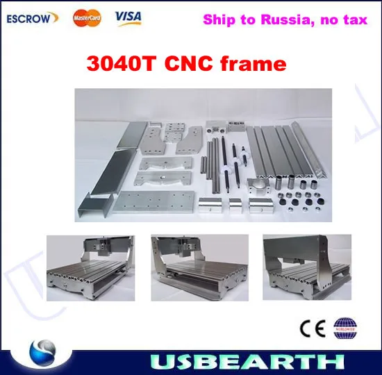 

DIY CNC engraving machine frame ,CNC frame with Ball Screw for CNC router 3040, no tax to Russia
