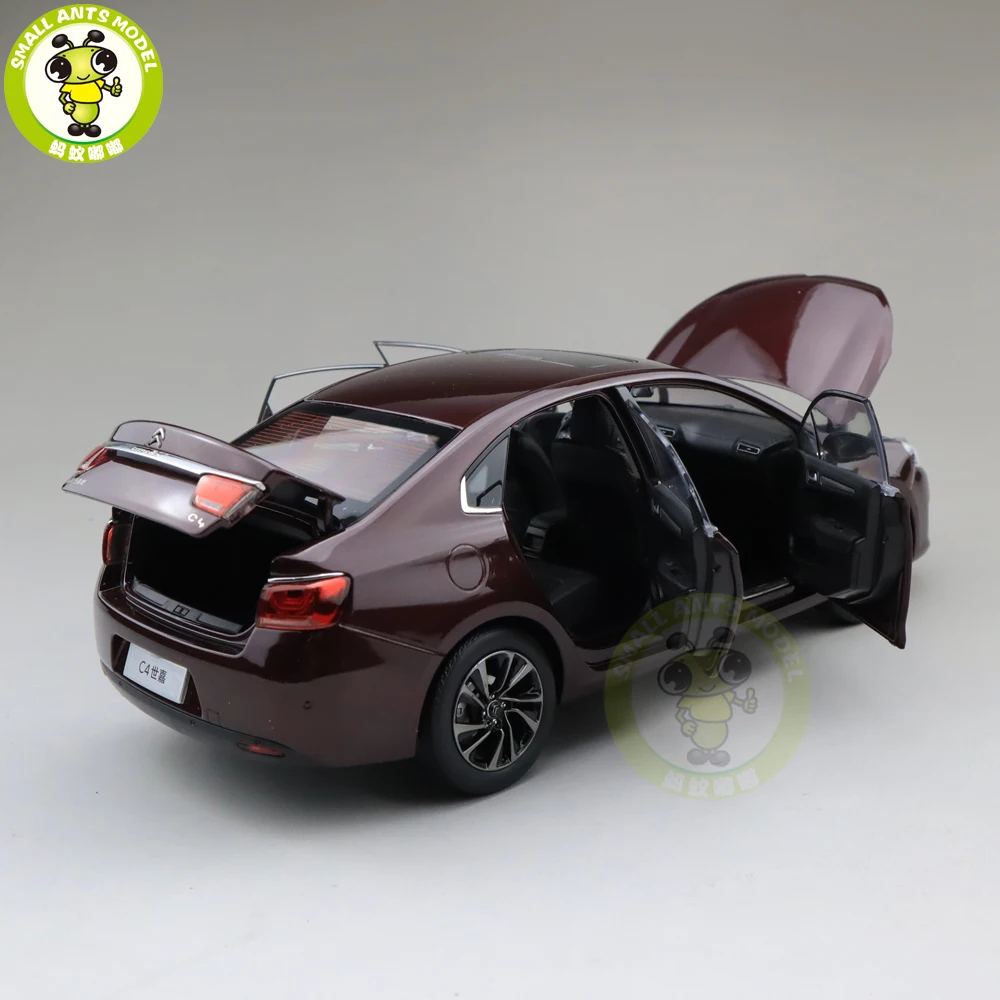 1/18 Citroen C4 C4L Diecast car model Toys Kids Boy Girl Birthday GIFTS Brown