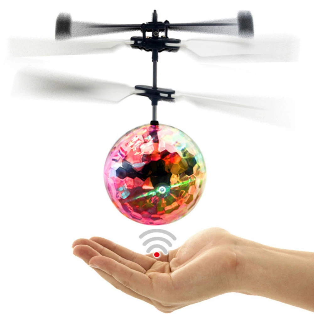 helicopter led flying toy