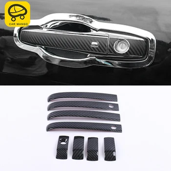 

CARMANGO For Jeep Grand Cherokee 2017 Auto Car Door handle cover Door bowl cover trim Exterior Accessories