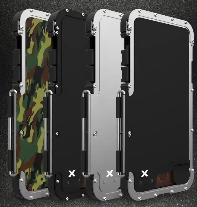 Stainless Steel Flip Iron Man Case For Iphone 11 Pro Max Xs Max Xr