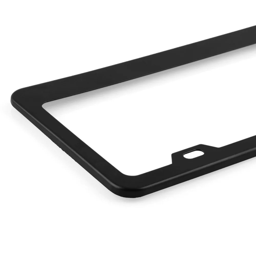

2pcs Universal License Plate Frame Carbon Fiber Plastic License Plate Frame Bracket with Standard Screw Kits