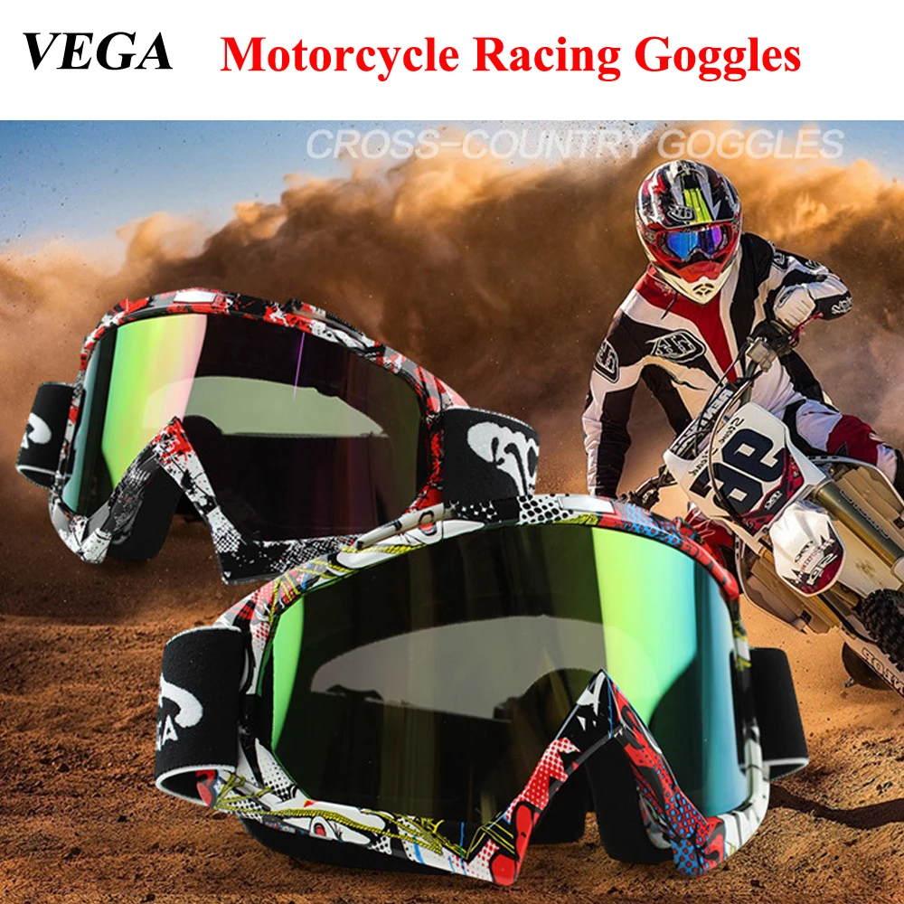 tinted motocross goggles