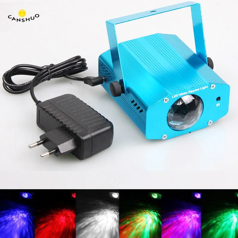 CANSHOU Mini Aluminium Alloy Remote RGB LED Water Wave Ripple Disco Stage Light Party Pattern Lighting Show Laser Projector Lamp CANSHOU Mini Aluminium Alloy Remote RGB LED Water Wave Ripple Disco Stage Light Party Pattern Lighting Show Laser Projector Lamp