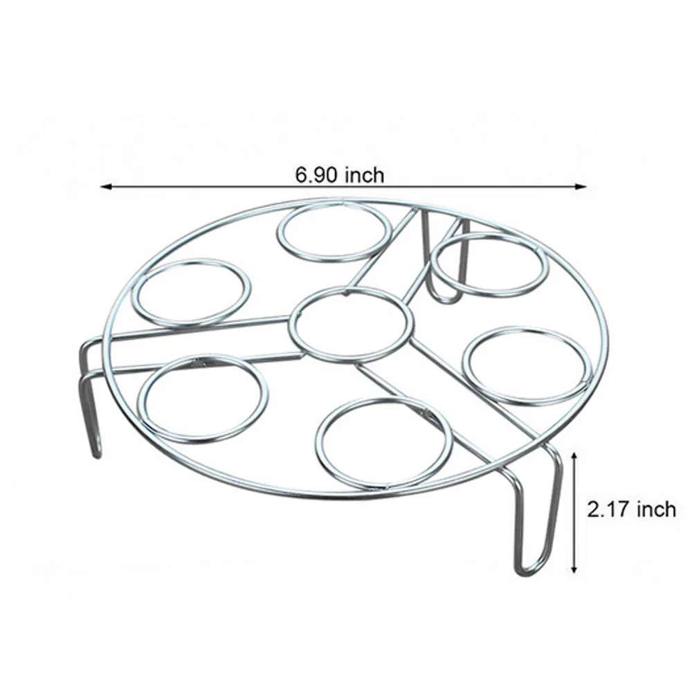 1 шт. стойка для яйцеварка из нержавеющей стали для скороварки корзина Набор 7 яиц Poachers D1226