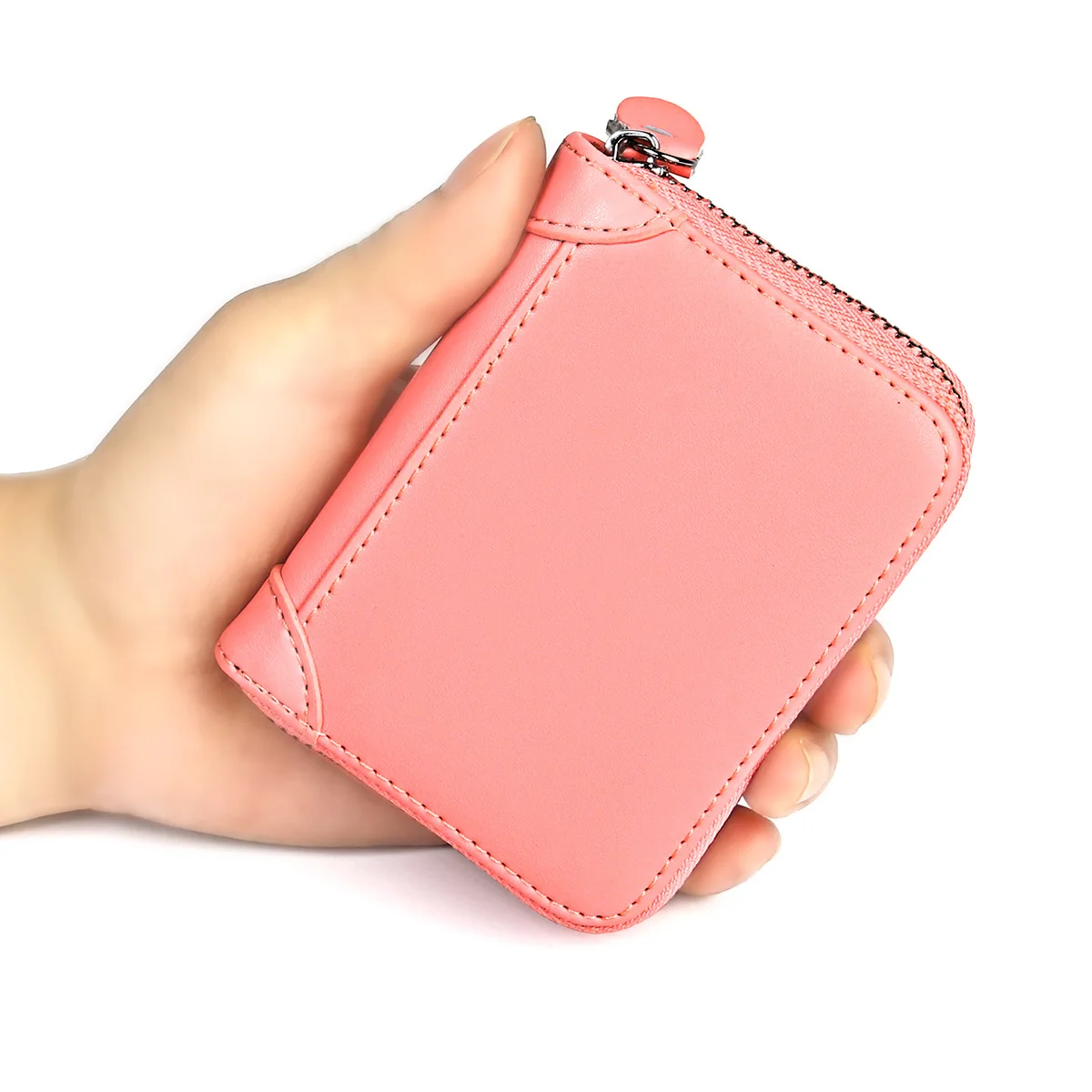 Women Business Card Holder Cow Leather Card Wallet Prevent RFID Female Credit Card Holder New Arrival Porte Carte Tarjetero Muje