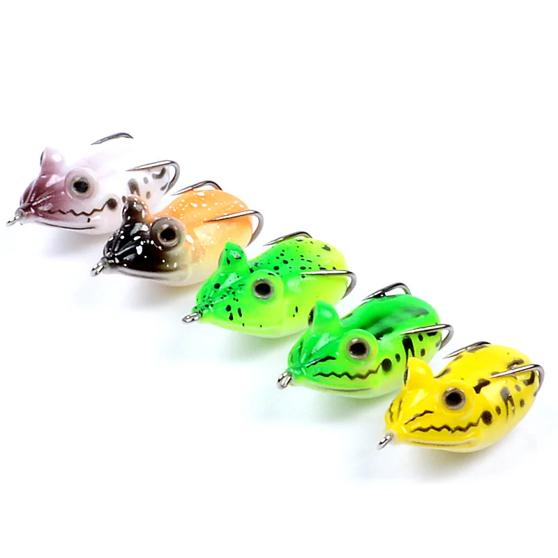 

Thunder frog 11.6g frog bait surface artificial silicone soft bait bionic bait fishing lure set outdoor fishing tackle fish lure