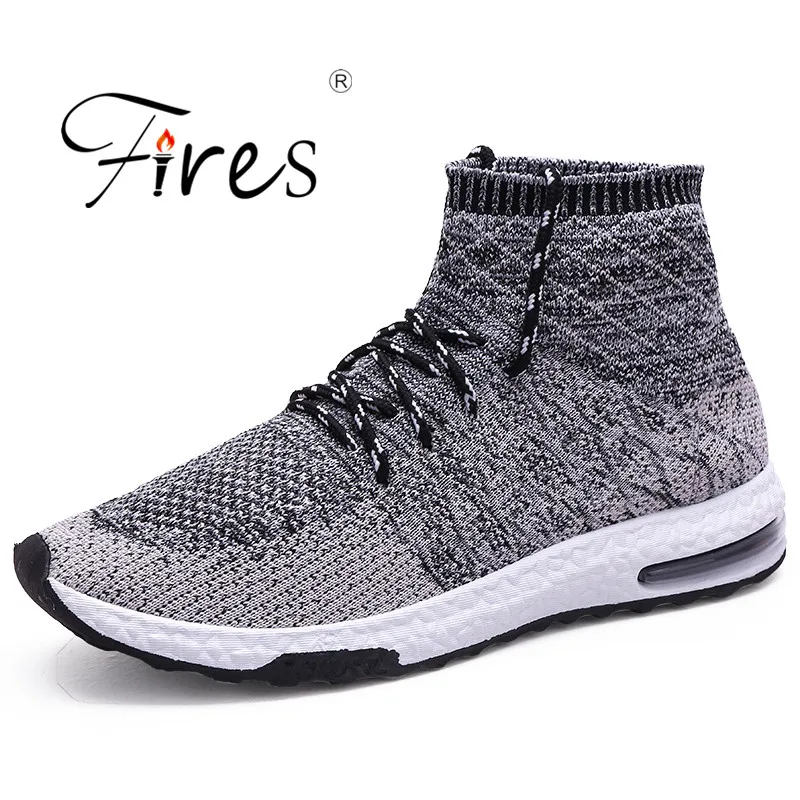 

Sneakers Women Men Knit Upper Breathable Sport Shoes Chunky Shoes High Top Running Shoes For Men Women Outdoor Walking Sneakers