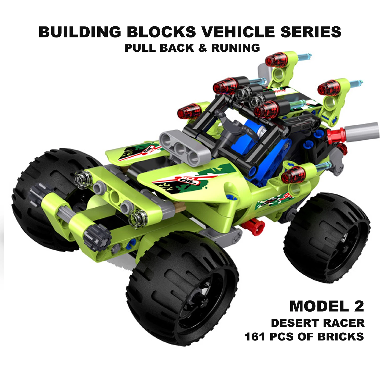 Buy Building Blocks Pull Back Racing Car,Building