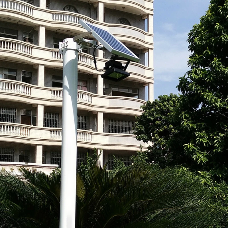 Solar Panel Solar Board Power Generater Powered LED Street Light Kit 12 LED White Light For Street Yard Path Garden Street Light