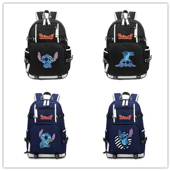 

Anime stitch Backpack Large Oxford new Printing Shoulder Bag for Boys Girls Travel Laptop Book Bags