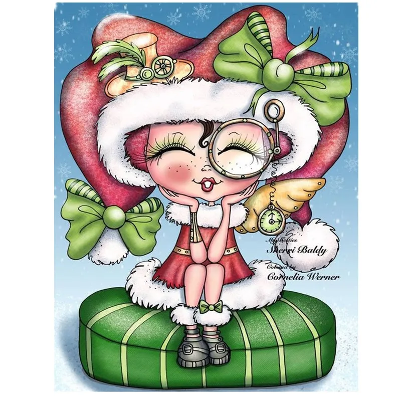 

clear stamps and metal cutting dies girl