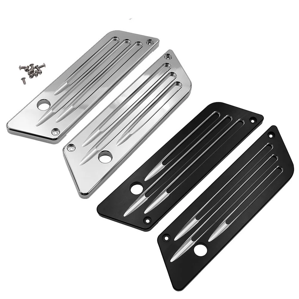 

Motorcycle Saddlebag Latch Side Cover for Harley Touring Street Electra Glide FLHX Road King FLHR FLHT FLTR FLTC 1993-2013
