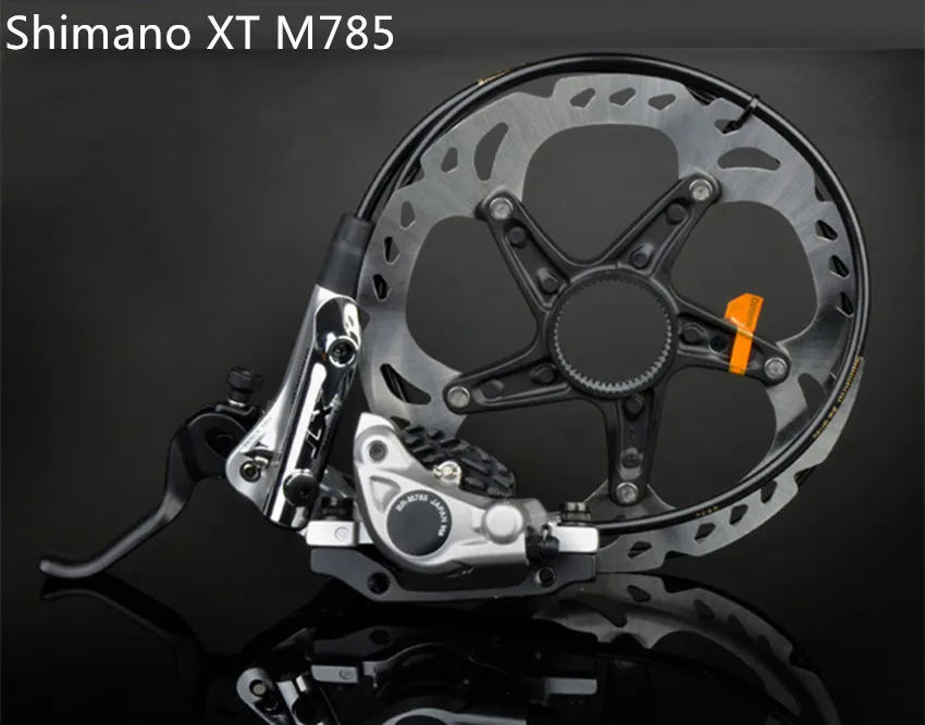 SHIMANO серебристо черного цвета XT M785 гидравлические дисковые тормоза масляный