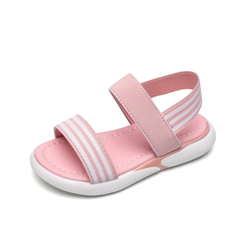 

Sandals for Girls 2019 Summer Children Princess Pink Shoes Cute Big Girls Kids Beach Sandals School Girls Slides Shoes 26-37