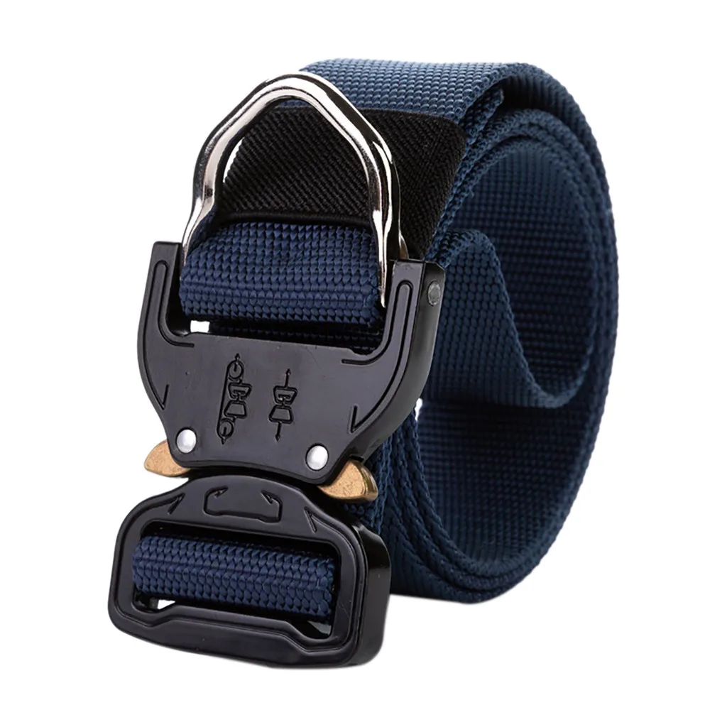 

easy belt cinturones para hombre ceinture homme leather Tactical Military Canvas Belt Military Men's Outdoor Training Belt Z4