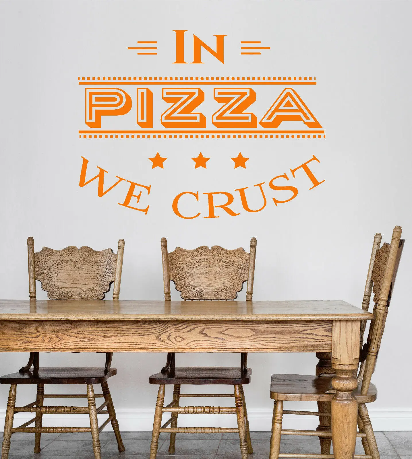 

Pizza Quote Pizzeria Wall Stickers Vinyl Italian Restaurant Kitchen Wall Accessories Remocable Room Wall Decals Mural Z098