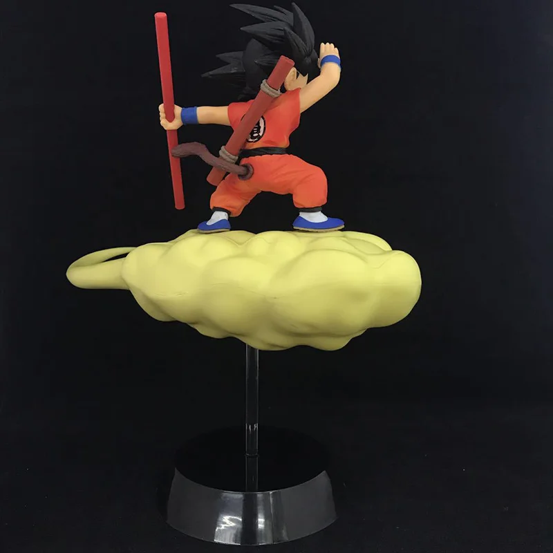 Dragon Ball Young Version Son Goku Figure 1 8 scale painted figure Somersault Cloud & Little Gokou PVC Action Figure Toys  (2)