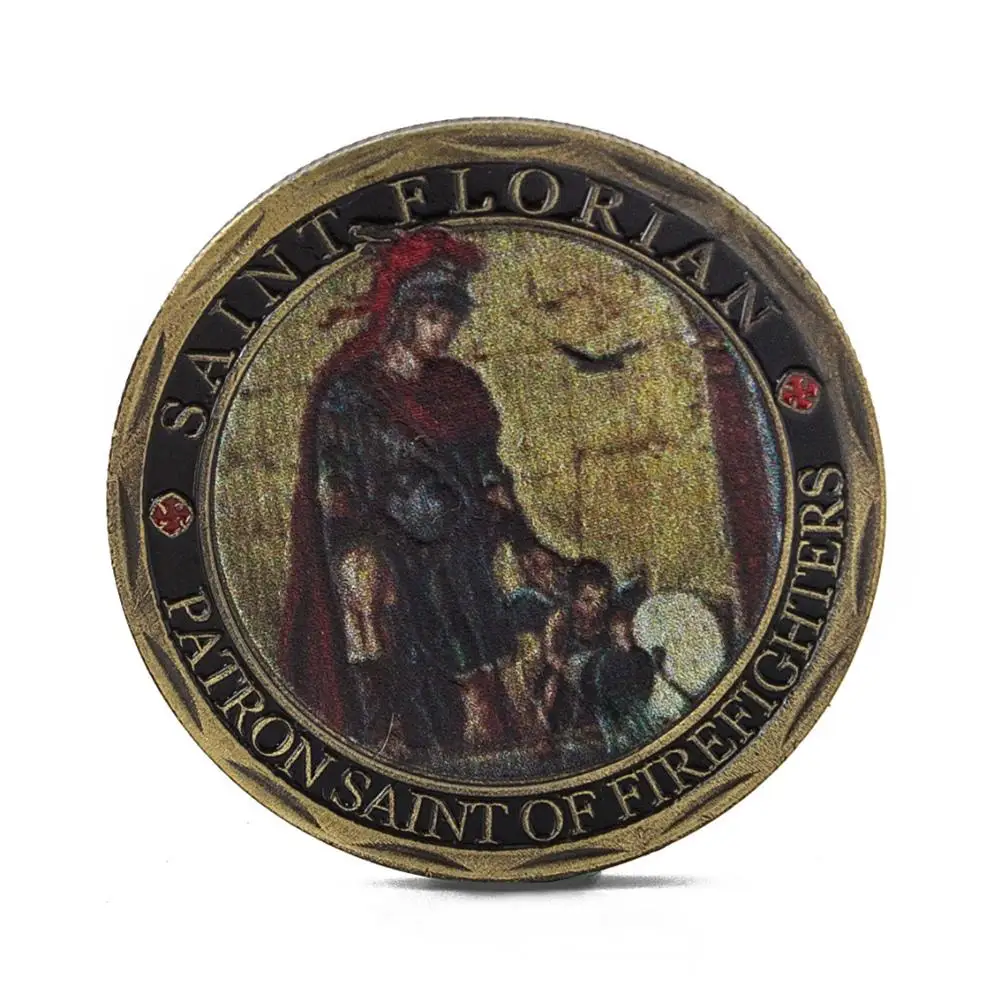 American Firefighting Mark Fire Commemorative Coin Collection Art Souvenir Gift 