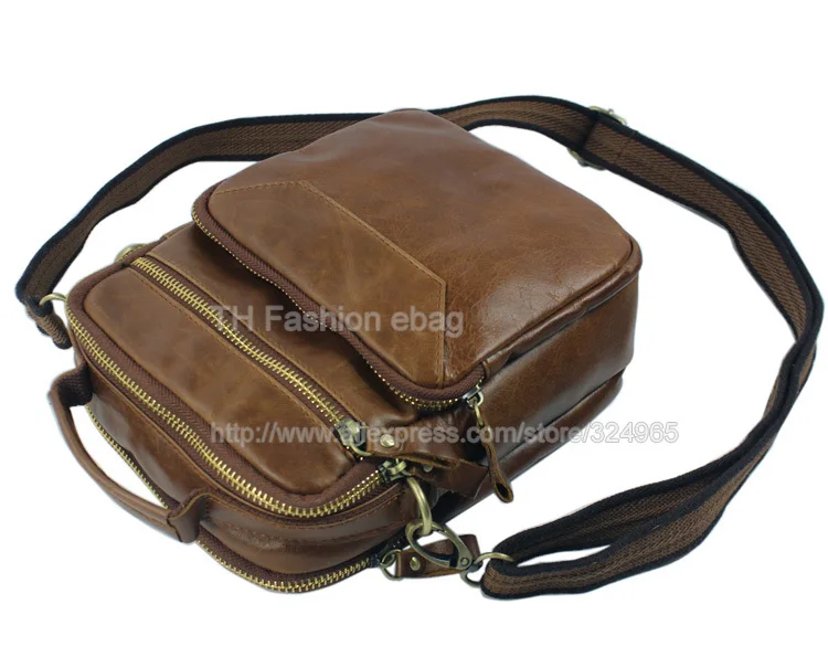 Модная сумка через плечо из натуральной кожи, мужская сумка на плечо, кожаная мужская сумка-мессенджер, мужская сумка для отдыха, маленькая сумка-слинг, сумка-тоут коричневого цвета