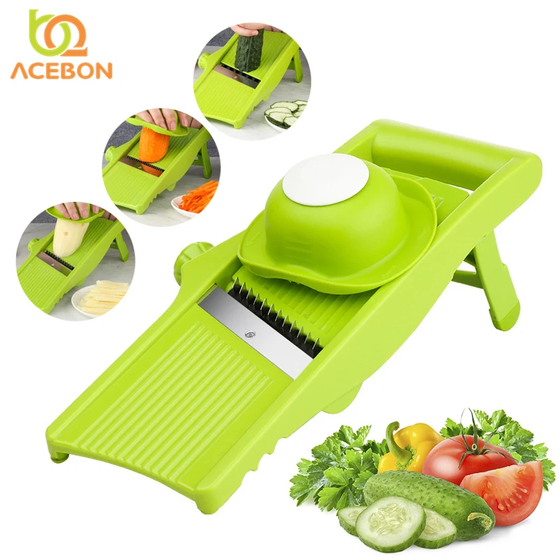 

5 in 1 Multifunction Vegetable Adjustable Slicer Manual Potato Peeler Carrot Grater Dicer Kitchen Tools Vegetable Fruit Cutter
