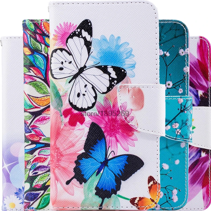 

Luxury Painted Flip Stand Wallet Card Slot Case for Xiaomi 1A Mi A1 A1 MiA1 Cases for Xiaomi MI 1A Leather Phone Protector Cover