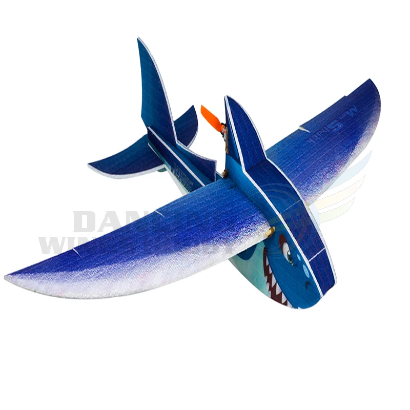 

DW FreeShipping RC Biomimetic Airplane Entry Training Model Prop 6030 EPP Mini Shark With Motor ESC Servo Wingspan 1000mm