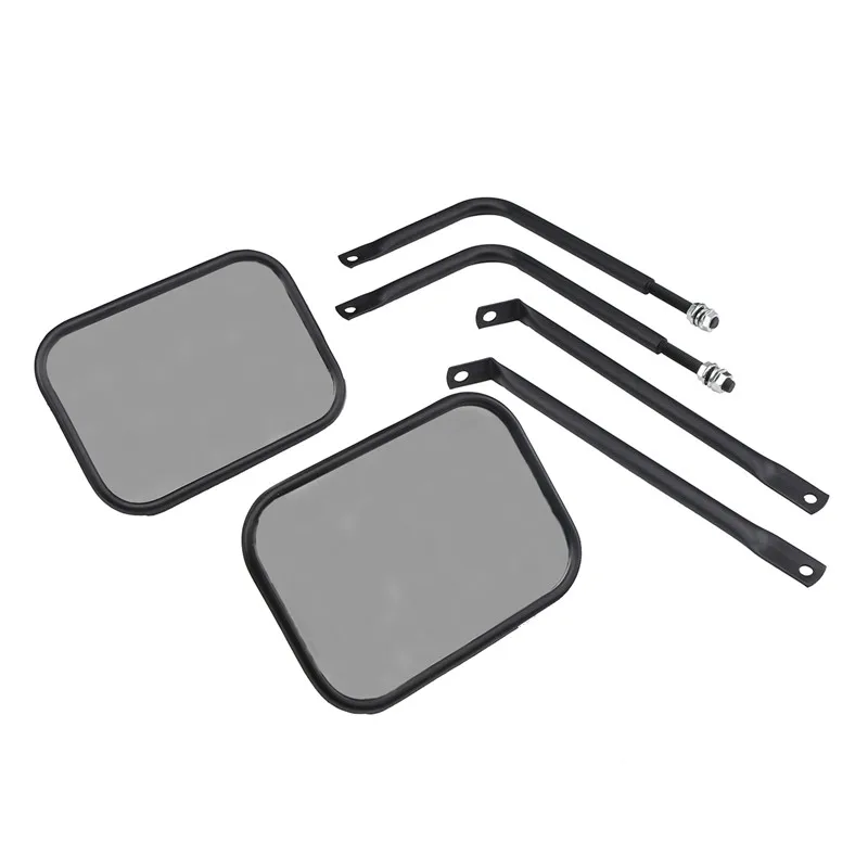Black-Bolt-on-Door-Hinge-Mirror-Quick-Release-Mirror-Pair-Rectangular-for-2007-2017-Jeep-Wrangler (5)