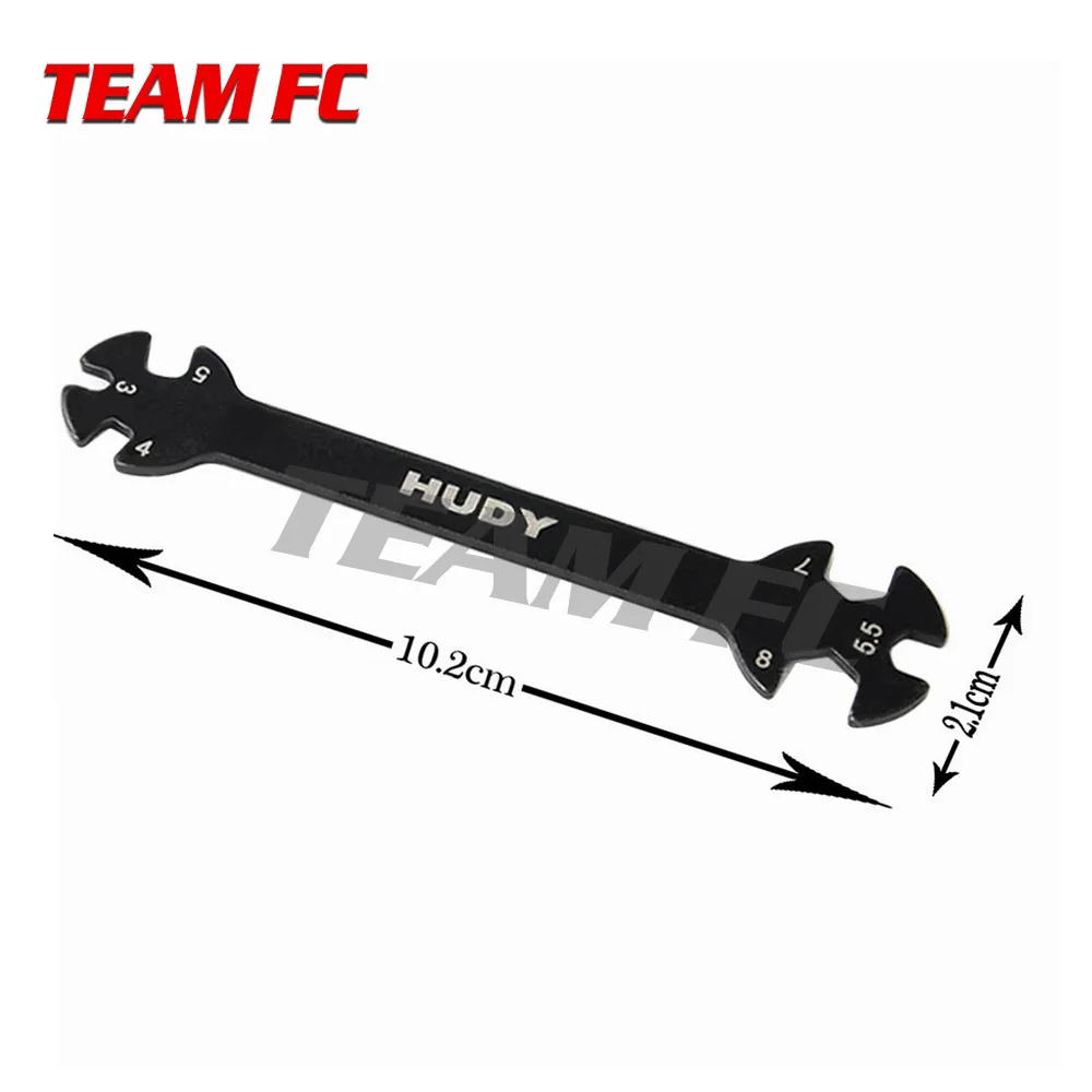 

1Pcs TeamFc RC Car Wrench Tool for 3 / 4 / 5 / 5.5 / 7 / 8MM Nuts for HSP HPI 1/10 1/8 RC Car Repair Tool F7A