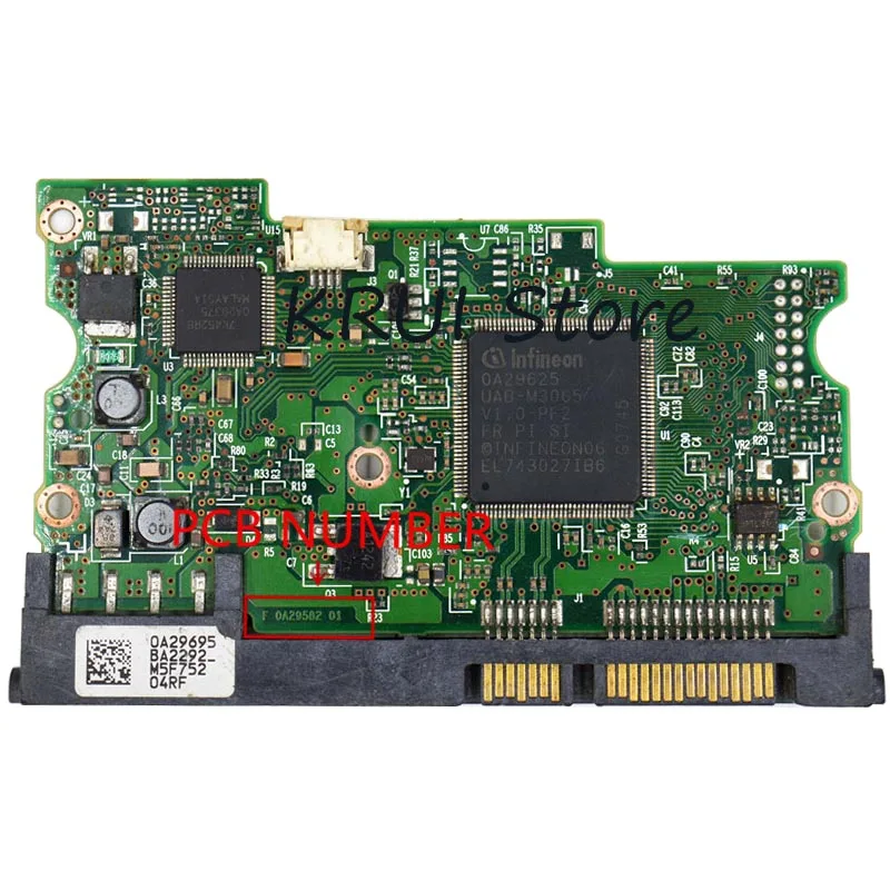 Бесплатная доставка HDD номер платы pcb: F 0A29582 01 микросхема основного контроллера: