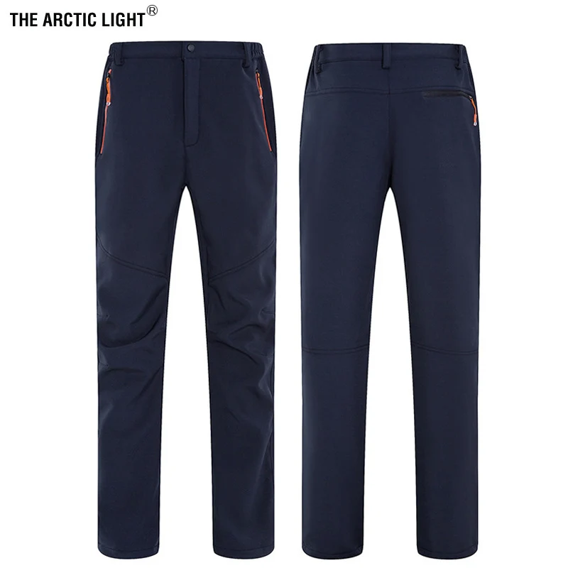 TRVLWEGO de los hombres de las mujeres de invierno al aire libre Camping pantalones de Trekking senderismo escalada suave de Deportes de lana de esquí Pantalones