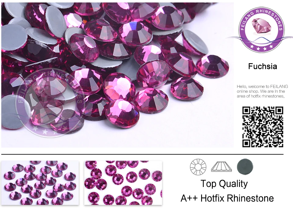 300 Strass Steine Hotfix Rhinestones SAPHIRE Ø2mm SS6