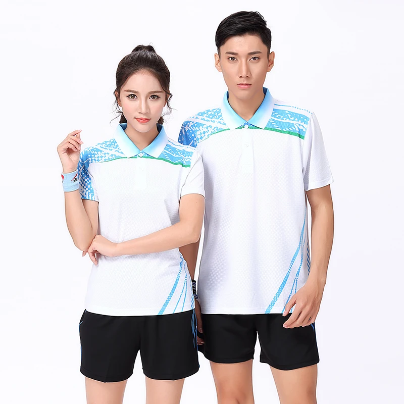Новые спортивные комплекты одежды для бадминтона для женщин/мужчин, спортивные теннисные наборы, настольные теннисные наборы, быстросохнущие комплекты спортивной одежды 8805