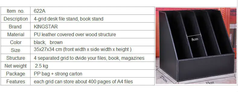 4-сетка слот A4 стол кожаная папка подставка держатель документа книжные держатели Органайзер документов журнальная полка для хранения лоток деревянный 622A