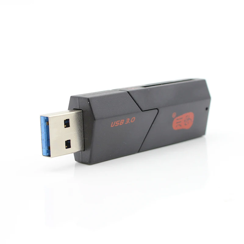 USB 3,0 памяти Multi карт-ридер адаптер объектива для камер Micro SD карты памяти SD/TF Черный