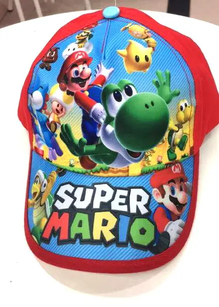 Новинка, 1 шт., Супер Марио, модная шляпа от солнца, Марио, повседневная бейсбольная кепка для костюмированной вечеринки, детский подарок T6