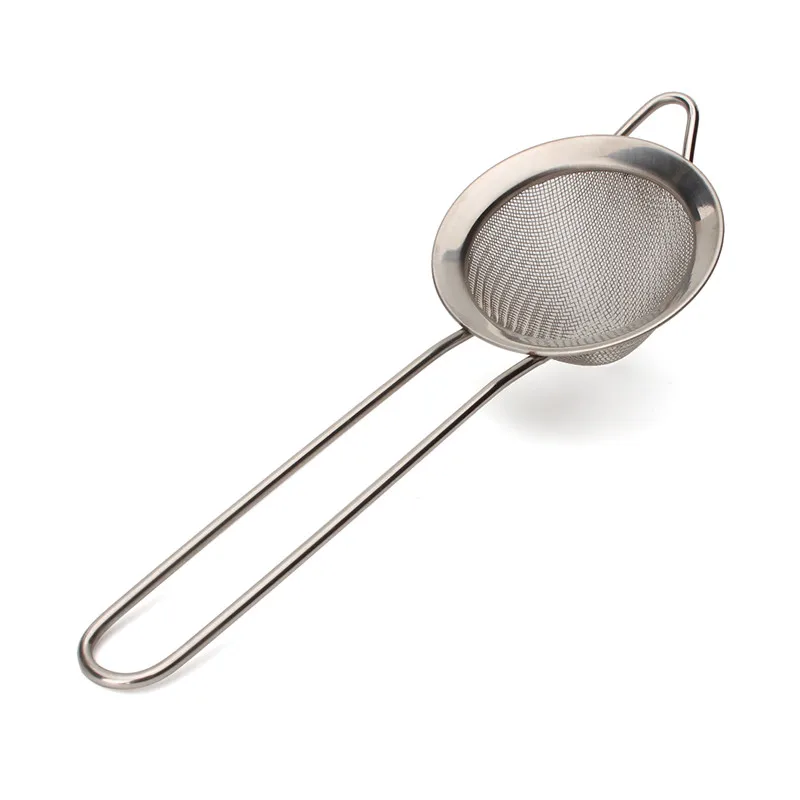 Stainless Steel Fine Mesh Cocktail Strainer Colander Sifter Sieve Bar
