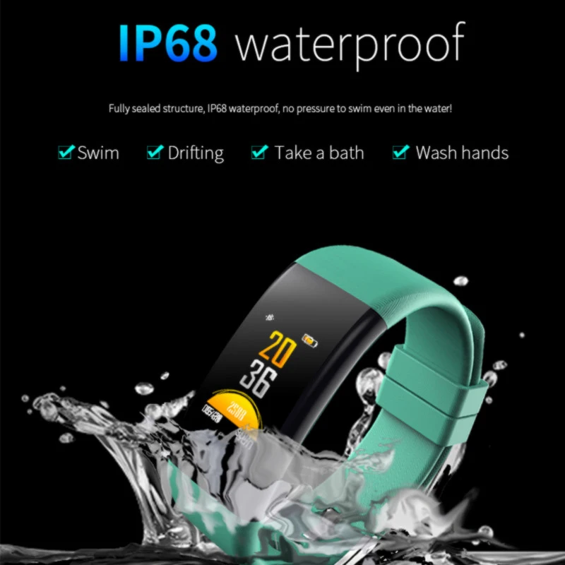 Оригинальный DB11 смарт браслет IP68 Водонепроницаемый для плавания Цвет Дисплей