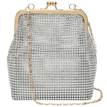 Блестящие сумка с инкрустацией Лето г. Новые модные высокое качество женские дизайнерские сумки цепи сумка вечерние Bolsos Mujer
