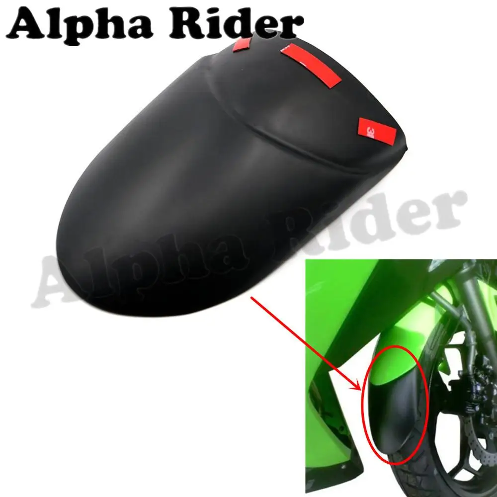 

Motorcycle Front Fender Extender Fenda Extenda Mudguard Extendtion Anti-Water Anti-Mud Cover for Kawasaki Ninja EX 300 2013-UP