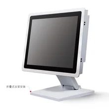 Factory price 15” touchscreen All In One PC multi-touch pc panel 3mm with 2 1000M Nics 2COM 4G RAM ONLY Windows and Linux