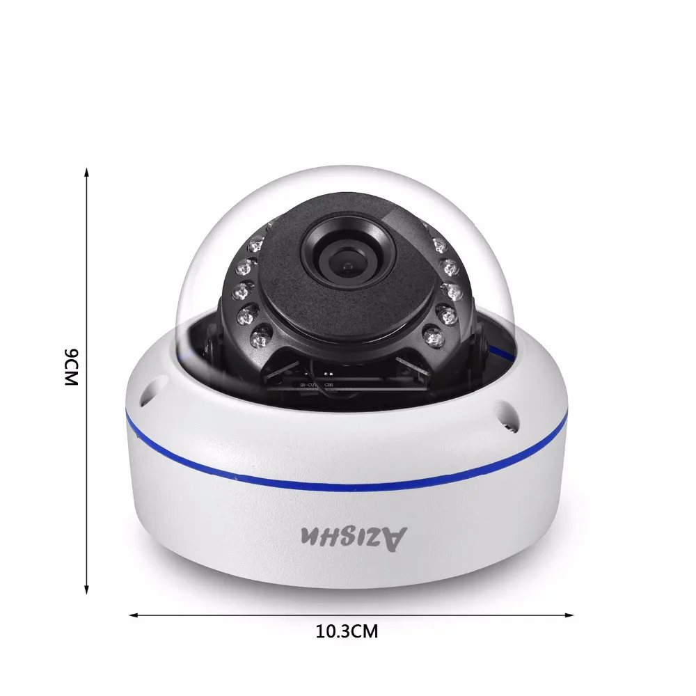AZISHN 720P 960P 1080P HD ip камера 15 шт. IR LED с ночным видением внешняя/Внутренняя видео
