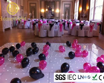 

High Quality 12FT*12FT LED Starlit Dance Floor For Party LED Star Cloth Disco Light Outdoor Light