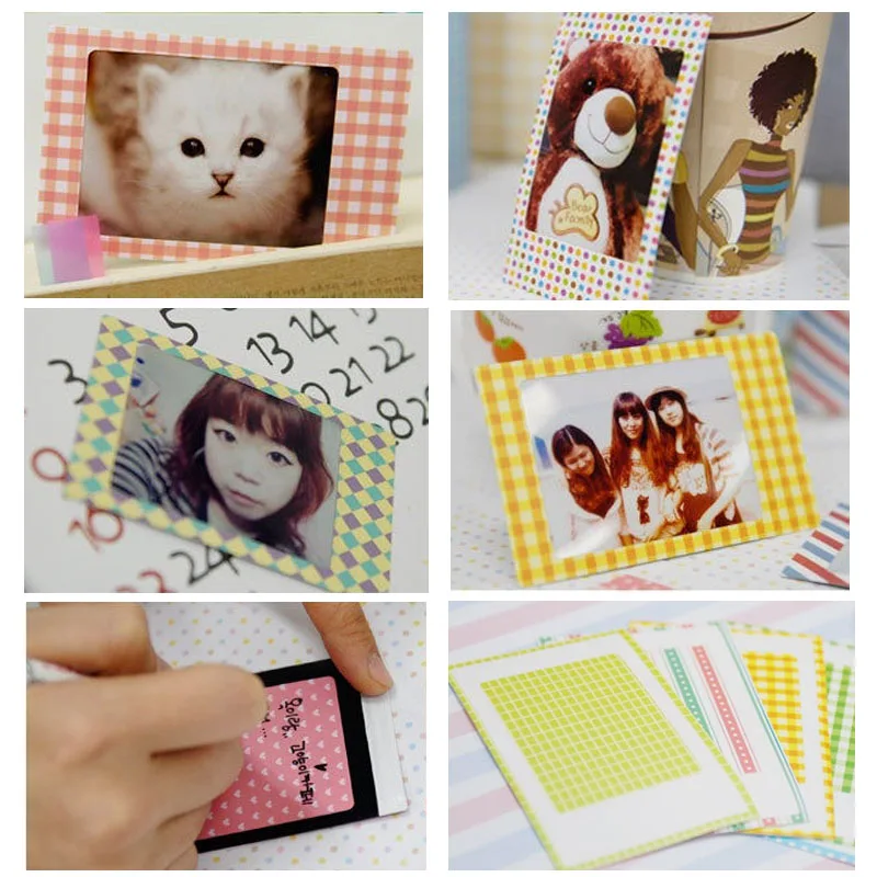 20 шт красочные бумажные наклейки для фотографий фотоальбомы украшения для дома Скрапбукинг пленки для Instax Mini Instant