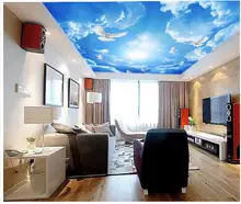 Home Decoration blue sky 3d ceiling custom 3d mural ceiling tv backdrop custom ceiling murals wallpapr 3d stereoscopic Home Decoration blue sky 3d ceiling custom 3d mural ceiling tv backdrop custom ceiling murals wallpapr 3d stereoscopic