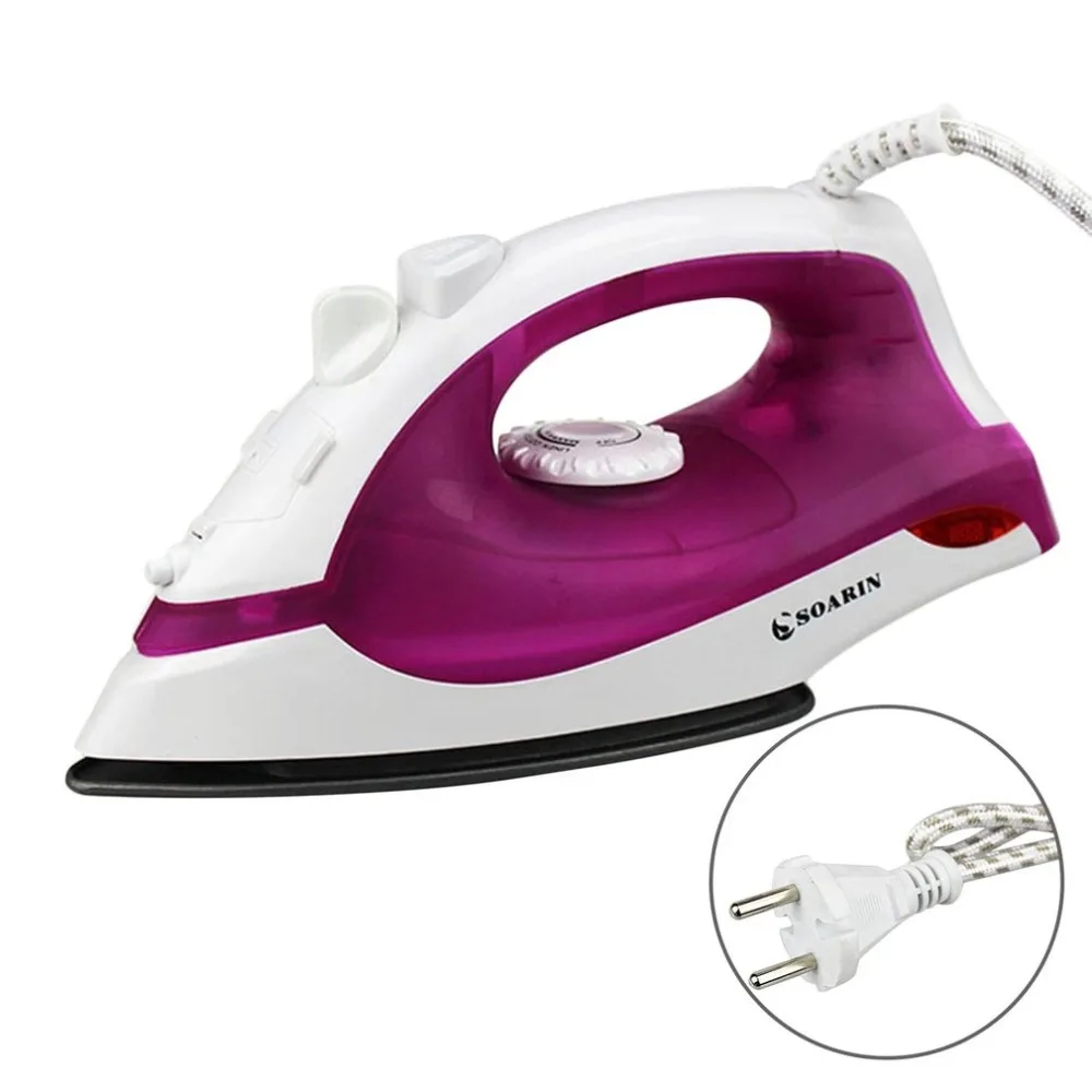 

Portable Electric Steam Iron Mini Steam Ironing Machine With 3 Gear For Clothes Teflon Soleplate Handheld Flatiron For Home