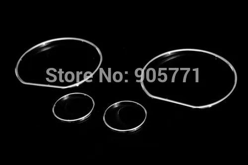 

High Quality Chrome Dashboard Gauge Ring Bezel Dial Ring Set for VW GOLF MK3 Free Shipping