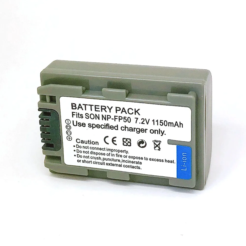 NP-FP50 NPFP50 Батарея для sony DCR-HC30 40 43E 65 85 94E 96 DCR-SR30 гибкий кабель hdr-cx 190 e FP51 FP60 FP70 FP71 FP90 SX40R SX41 HDR-CX105