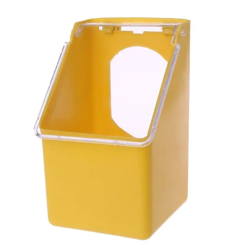 

Green 14*8.5cm Drinking T Bird Cage Feeding Yellow Blue Plastic Pigeons Water Hanging Feeder Brand New High Quality
